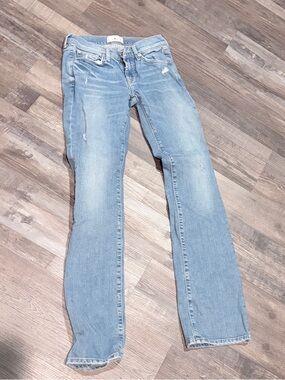 7 For All Mankind Light Blue Boot-Cut Jeans